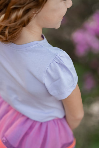 Basic Puff Sleeve Tee in Organic Cotton Jersey - Shirts - Twinflower Creations