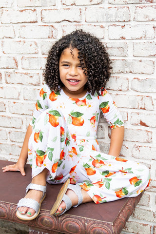 Awesome Apples Wide Leg Romper - Rompers - Twinflower Creations