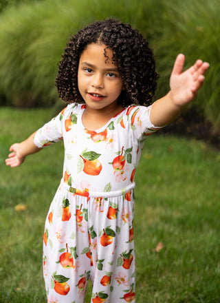 Awesome Apples Wide Leg Romper - Rompers - Twinflower Creations