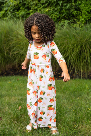 Awesome Apples Wide Leg Romper - Rompers - Twinflower Creations