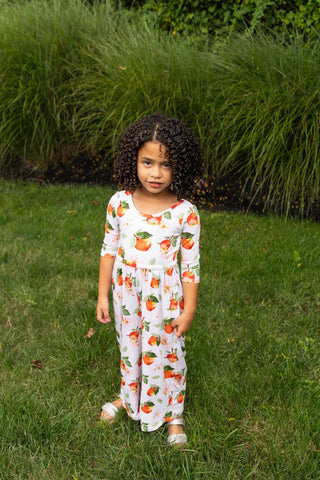 Awesome Apples Wide Leg Romper - Rompers - Twinflower Creations