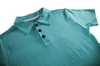 Boys Polo in Barbados Blue - Shirts - Twinflower Creations
