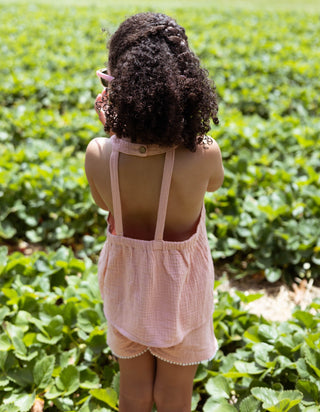 Organic Shorts in Marvelous Mauve - Shorts - Twinflower Creations