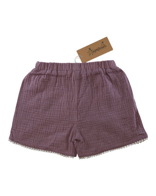 Organic Shorts in Perfect Purple - Shorts - Twinflower Creations