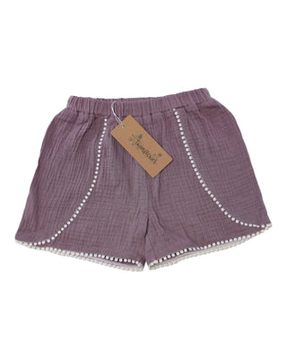 Organic Shorts in Perfect Purple - Shorts - Twinflower Creations