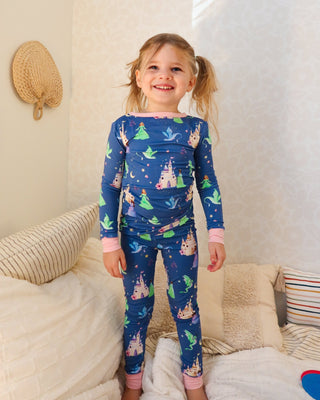 Princess & Dragon Organic Bamboo Pajama Set - Pajamas - Twinflower Creations