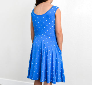 Super Stars Sleeveless Twirl Dress - Dresses - Twinflower Creations