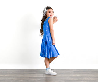 Super Stars Sleeveless Twirl Dress - Dresses - Twinflower Creations