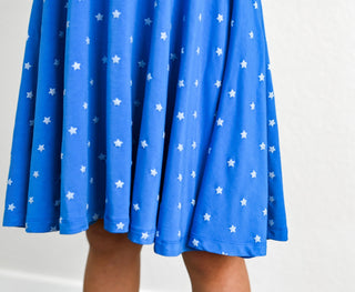 Super Stars Sleeveless Twirl Dress - Dresses - Twinflower Creations